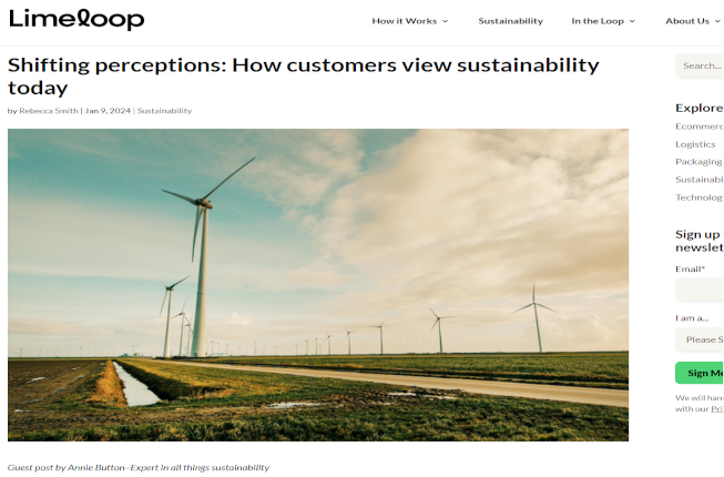 Shifting perceptions: How customers view sustainability today